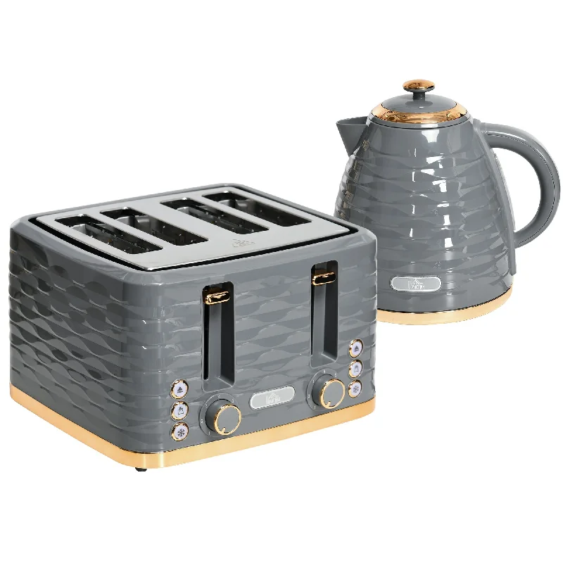 - Foldable and portable cat bagKettle & Four Slice Toaster Set Grey