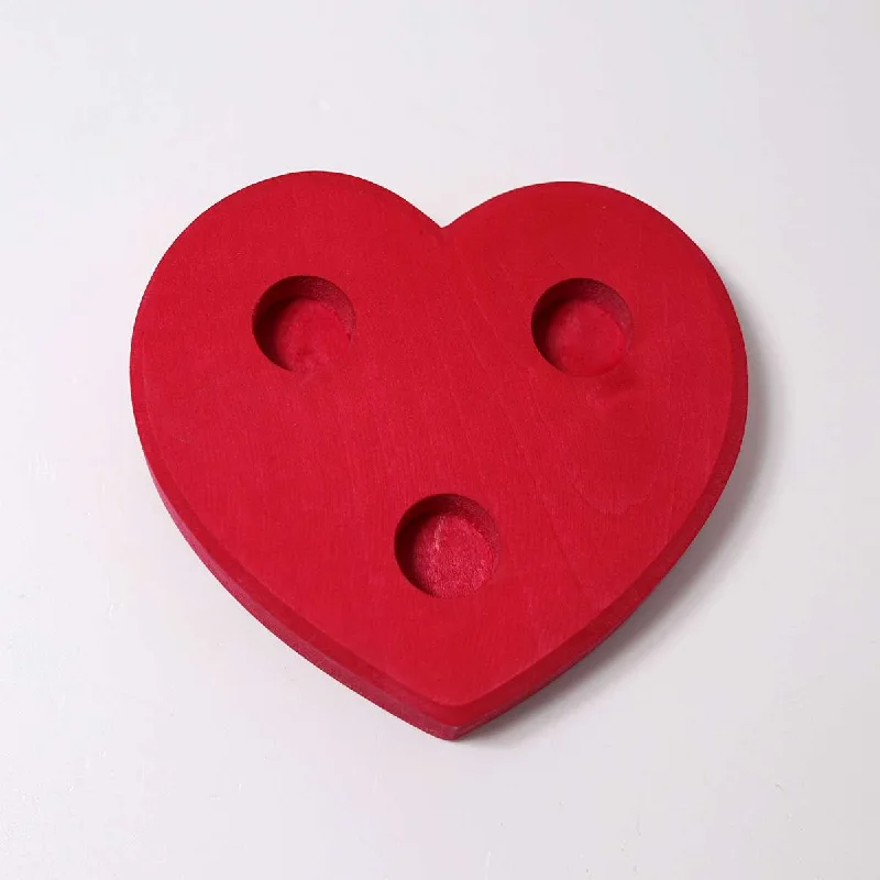 - Custom pet birthday cakeGrimm's deco holder - large red heart