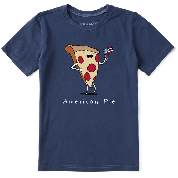 - Deodorizing cat litter tofu litterKids' American Pizza Pie Short-Sleeve Crusher Tee - Darkest Blue