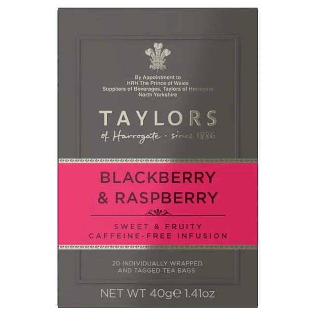 - Remote interactive pet feederTaylors Blackberry & Raspberry Teabags   20 per pack