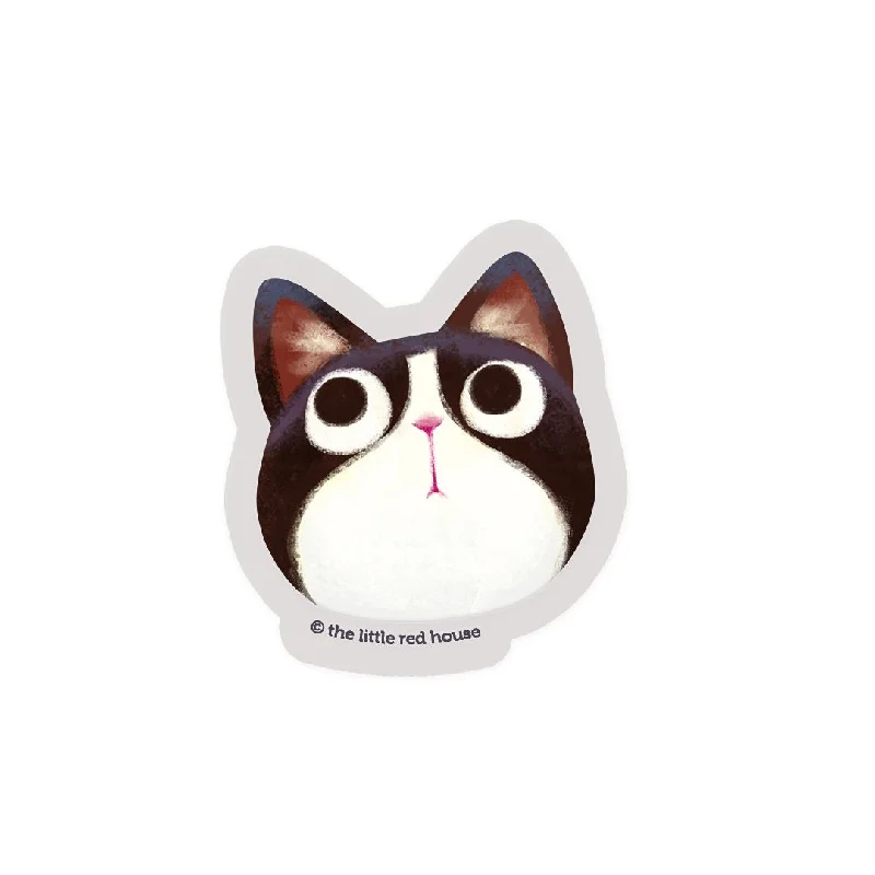 - Automatic temperature adjustment cat bedTuxedo Cat Clear Sticker