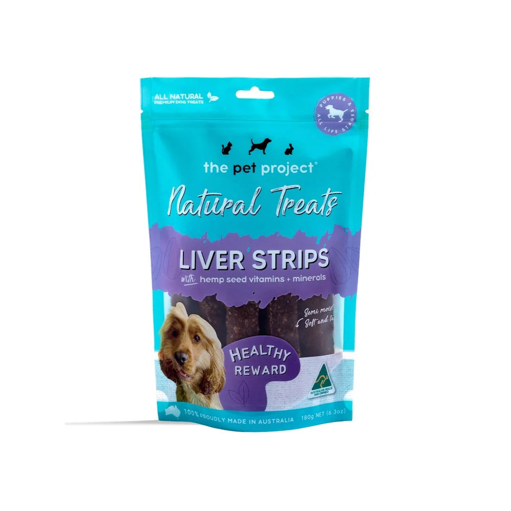 - Gastrointestinal conditioning dog foodThe Pet Projcet Liver Strips Dog Treats 180g