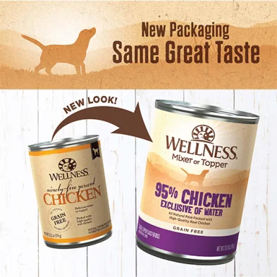 - Weight loss dog foodWellness 95% Chicken Grain Free 13.2 oz CAN