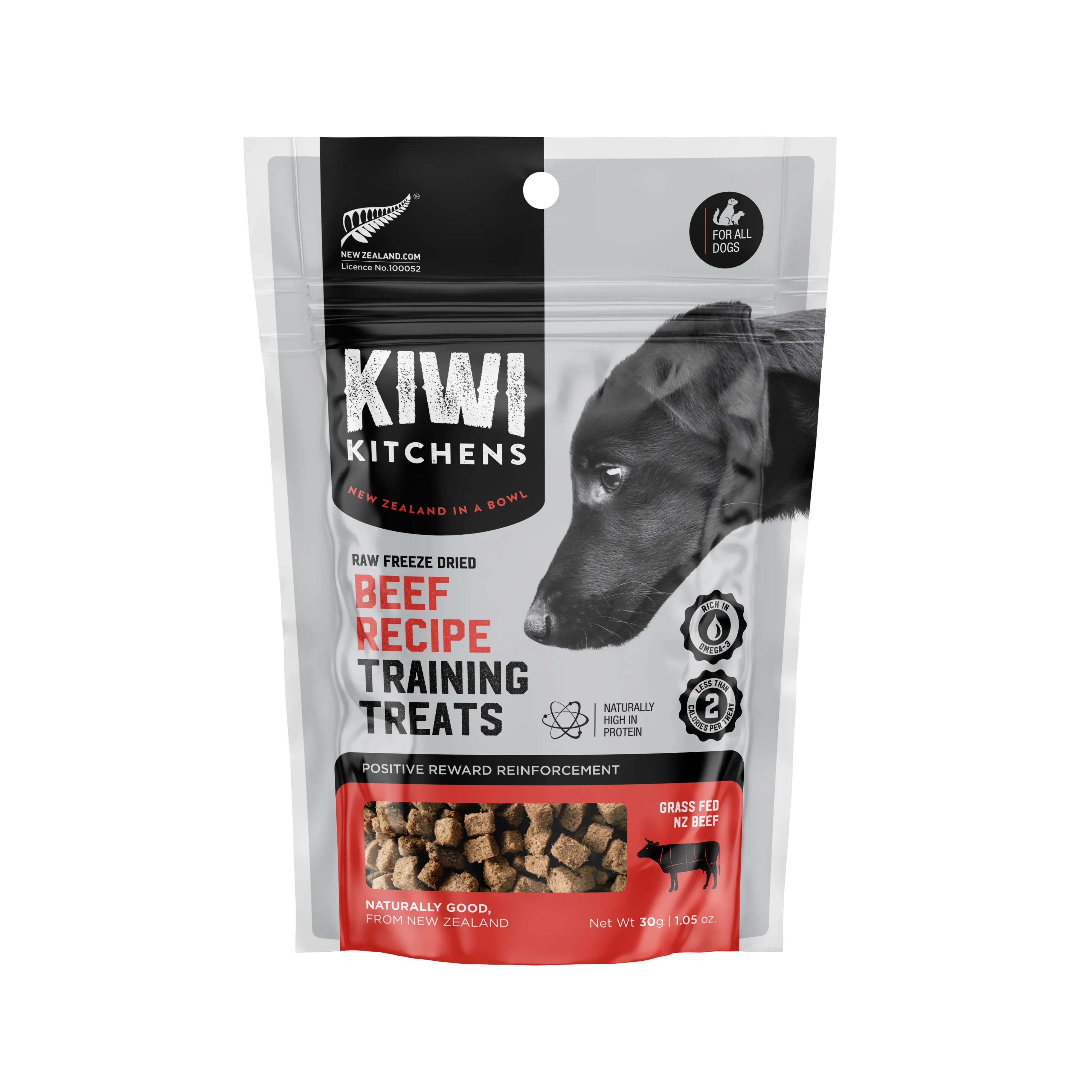 - Natural ingredient dog foodKIWI KITCHENS Freeze-Dried Dog Treats BEEF RECIPE TRAINING TREATS 50g