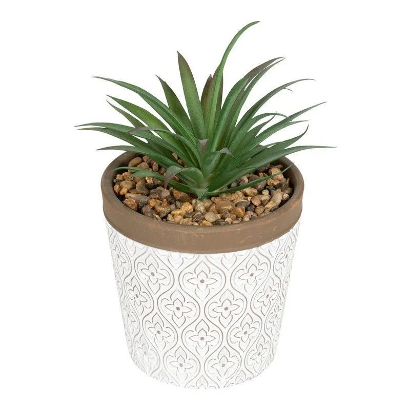 ---Artificial Plant Terracotta White - 20cm