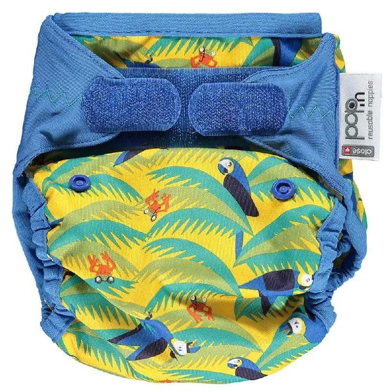 ---Pop-in Parrot Velcro Nappy Wrap