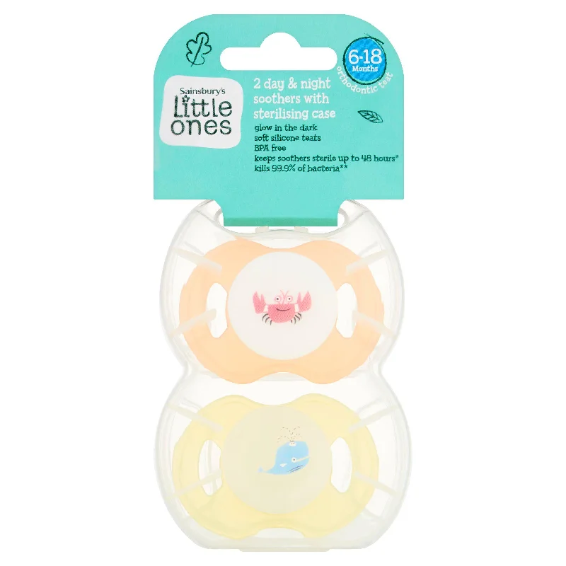 - Natural latex pet mattressSainsbury's Little Ones Day & Night Soothers with Sterilising Case 6-18 Months x2