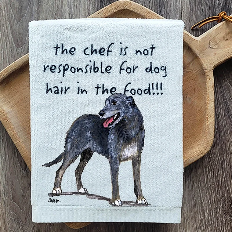 - Winter dog thick down jacketIrish Wolfhound Dish Towel