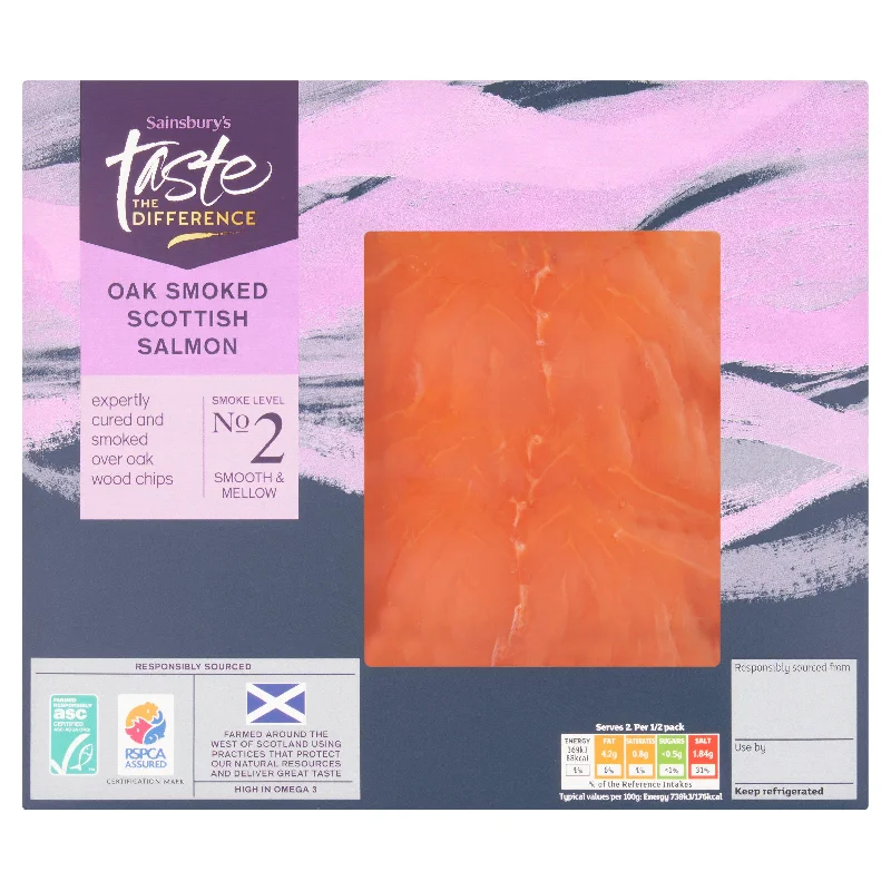 - Pet smart GPS locatorSainsbury's ASC Oak Smoked Scottish Salmon, Taste the Difference 100g (Ready to eat)