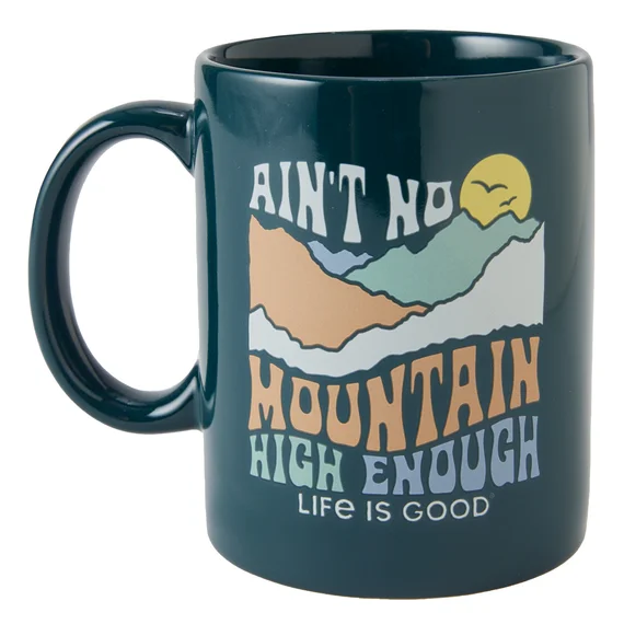  -Anti-scratch sofa protective coverAin't No Mountain High Enough Jake's Mug - Spruce Green