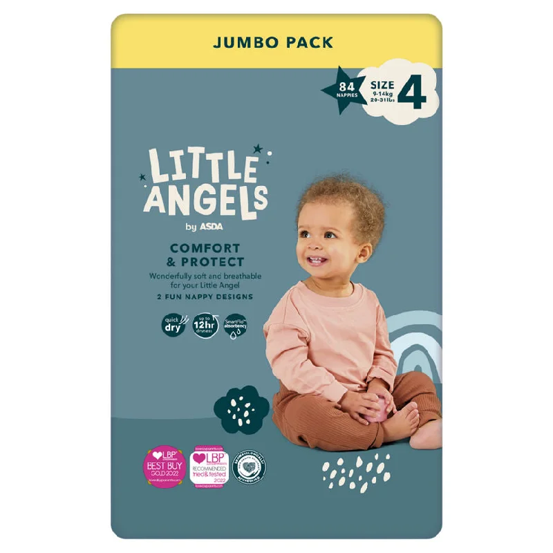 - Cat stress soothing sprayLITTLE ANGELS by ASDA Size 4 Comfort & Protect Jumbo Pack 84 Nappies