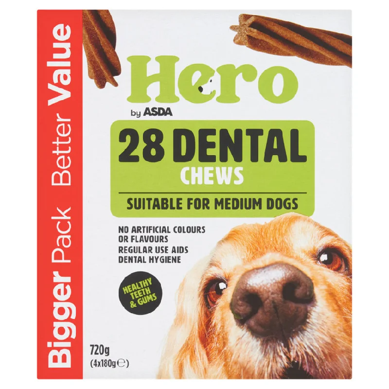 - Pet electric nail grinder silent modelHero by ASDA 28 Dental Chews Suitable For Medium Dogs 4x180g