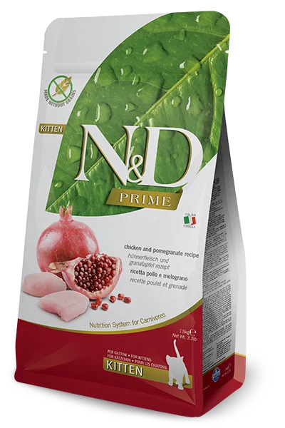    - Recommended online stores for cat food  Farmina N&D Grain-Free Chicken & Pomegranate Kitten Cat Food