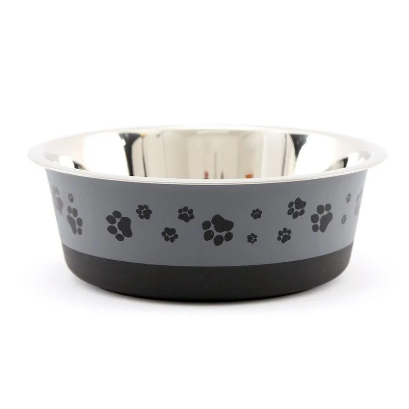 - Pet diabetes prescription foodCat and Dog Bowl Grey Stainless Steel 1.2 Litres by Geko