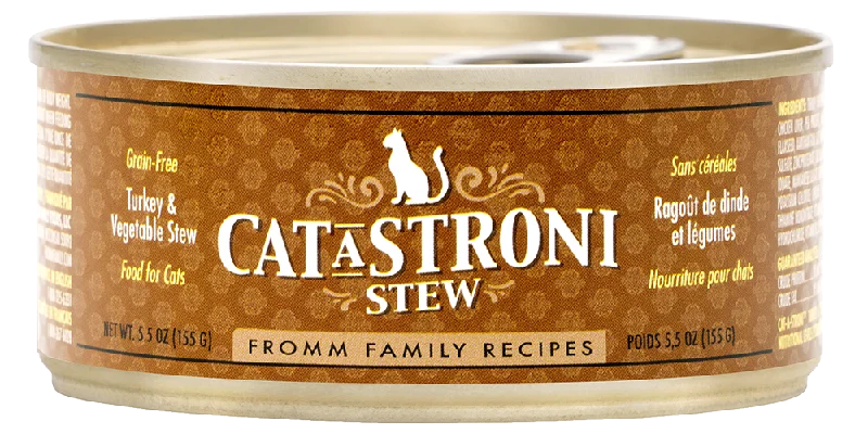 Cat FoodFROMM CATASTRONI TURKEY & VEGETABLE STEW 5.5z WET CAT FOOD