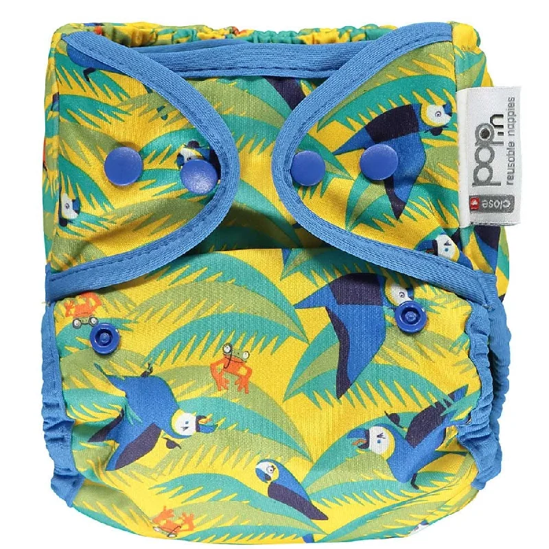 ---Pop-in Parrot Popper Nappy Wrap