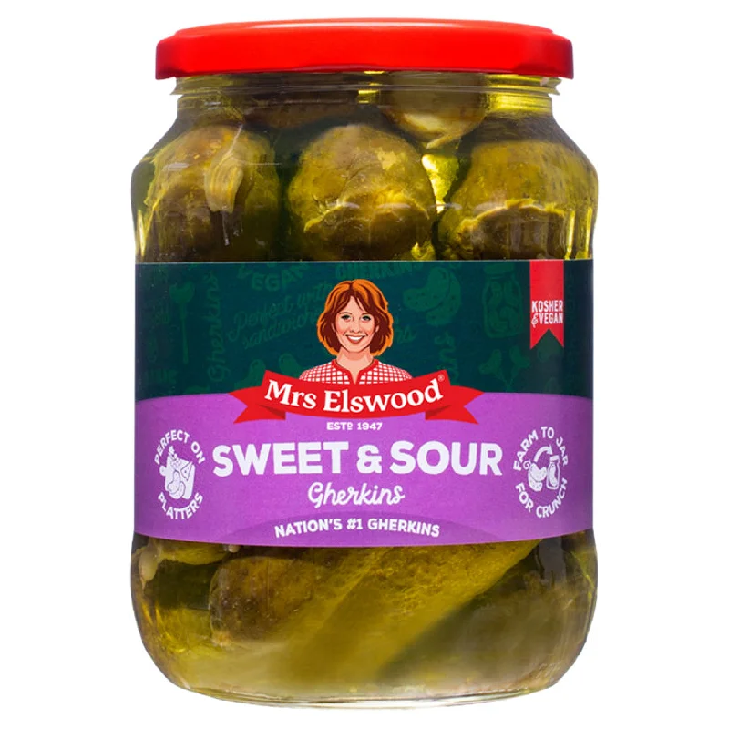 - Foldable and portable cat bagMrs Elswood Sweet & Sour Gherkins