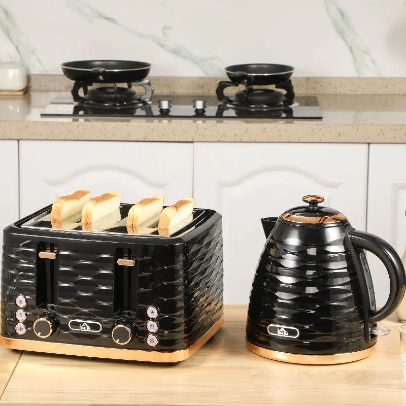 - Cat stress soothing sprayKettle & Four Slice Toaster Set Black