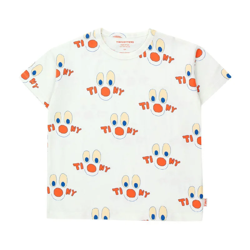  -Non-contact cat thermometerTiny Cottons Off-White Clowns Tee