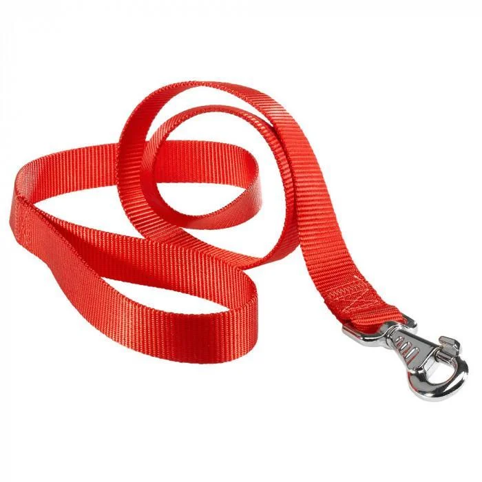 7. **Dog traction rope is automatically retractable**Ferplast Club G 15/120 Nylon Lead Red